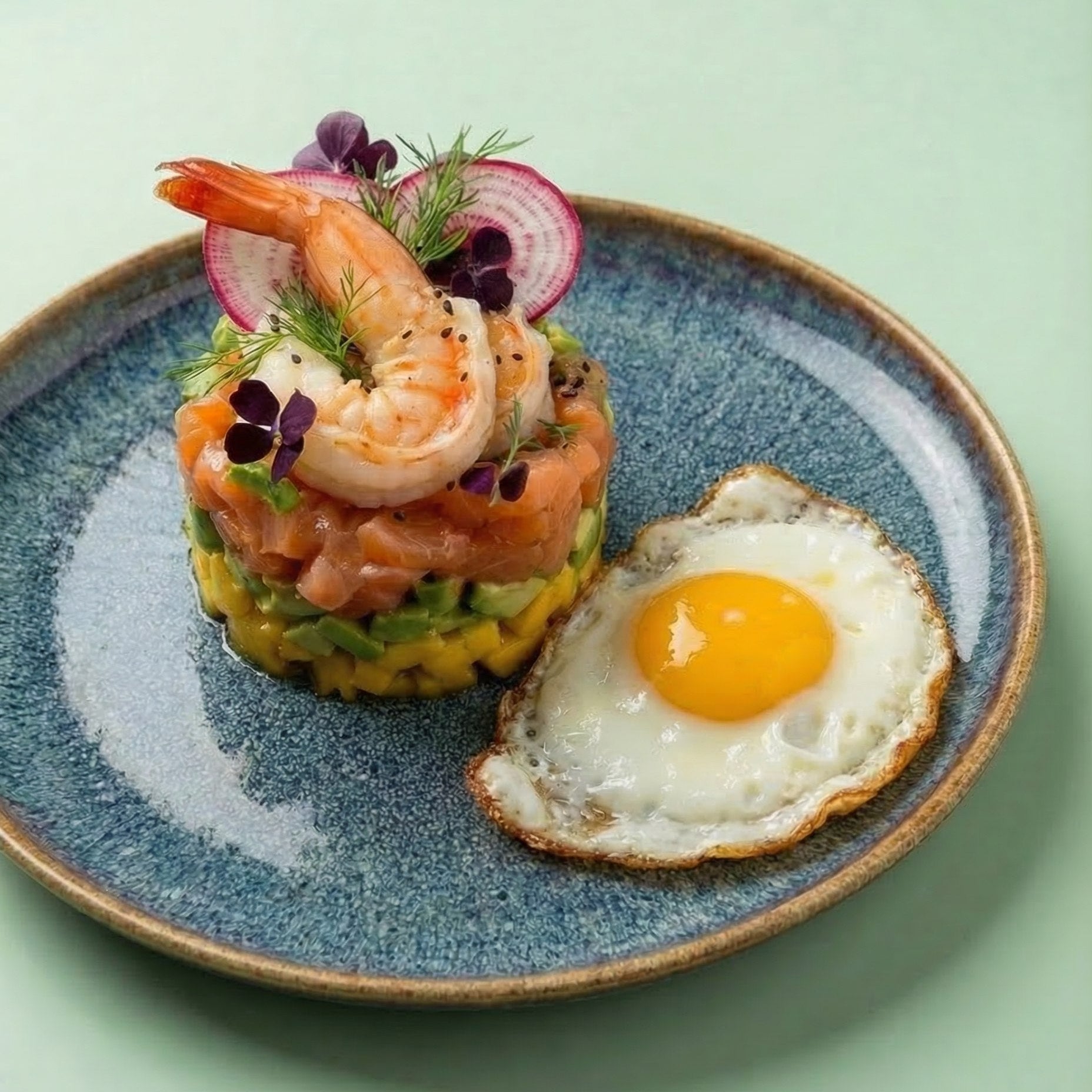 Avocado-Lachs-Mango Tatar