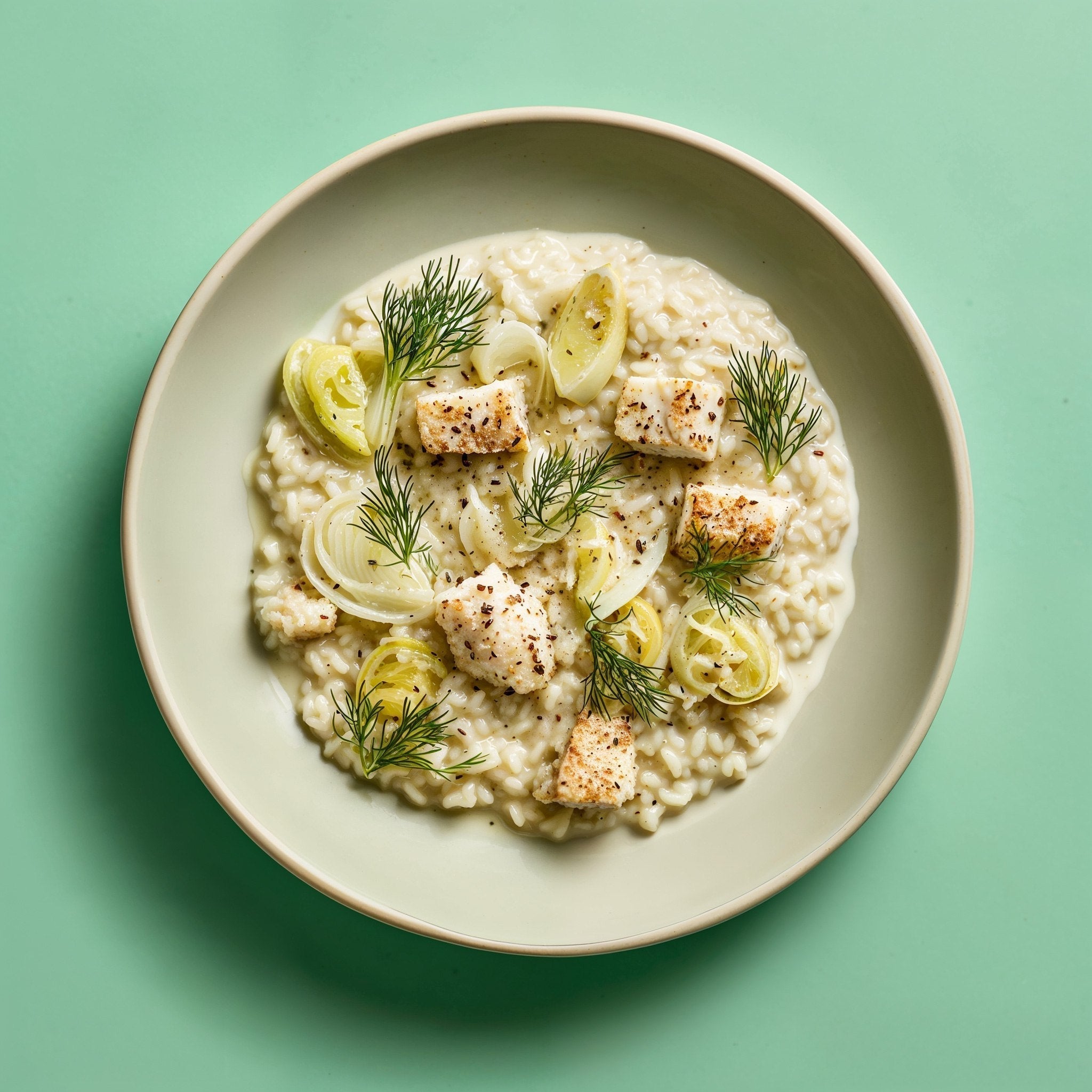 Nordsee Risotto mit Seelachs