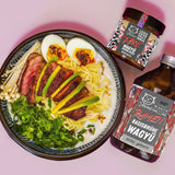 Ramen Wagyu Bruhe und Wagyu Tare Nudel