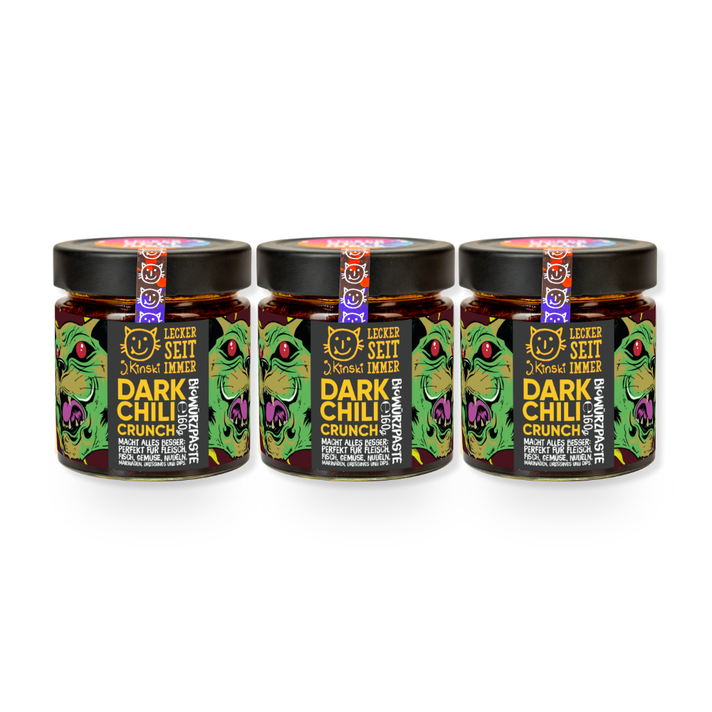 Bio Dark Chili Crunch Vegan 160g