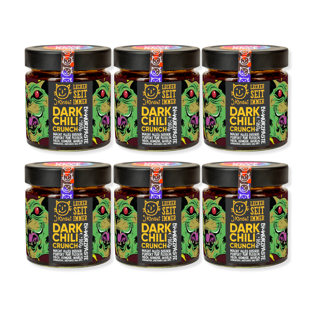 Bio Dark Chili Crunch Vegan 160g