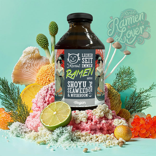 Bio Gemüsebrühe Shoyu-Seaweed-Mushroom  für Ramen Vegan 525ml