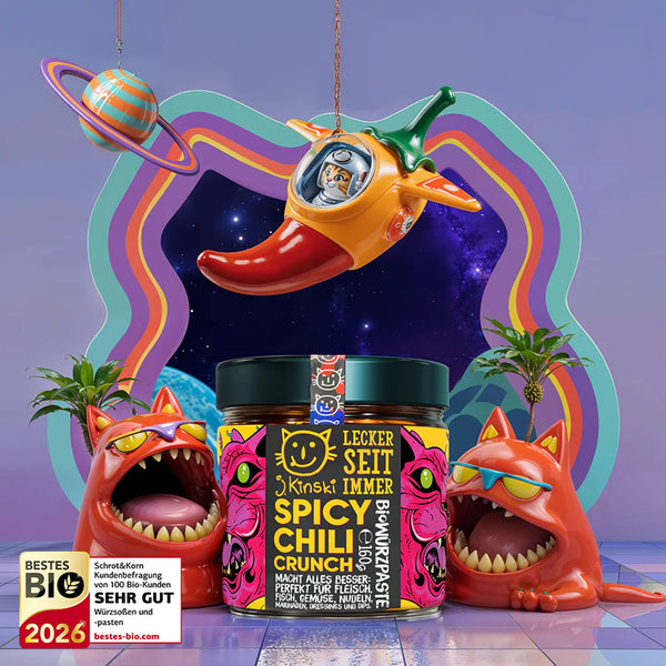 Bio Spicy Chili Crunch vegan 160g