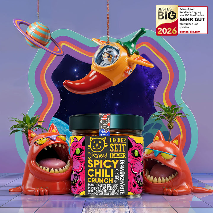 Bio Spicy Chili Crunch vegan 160g