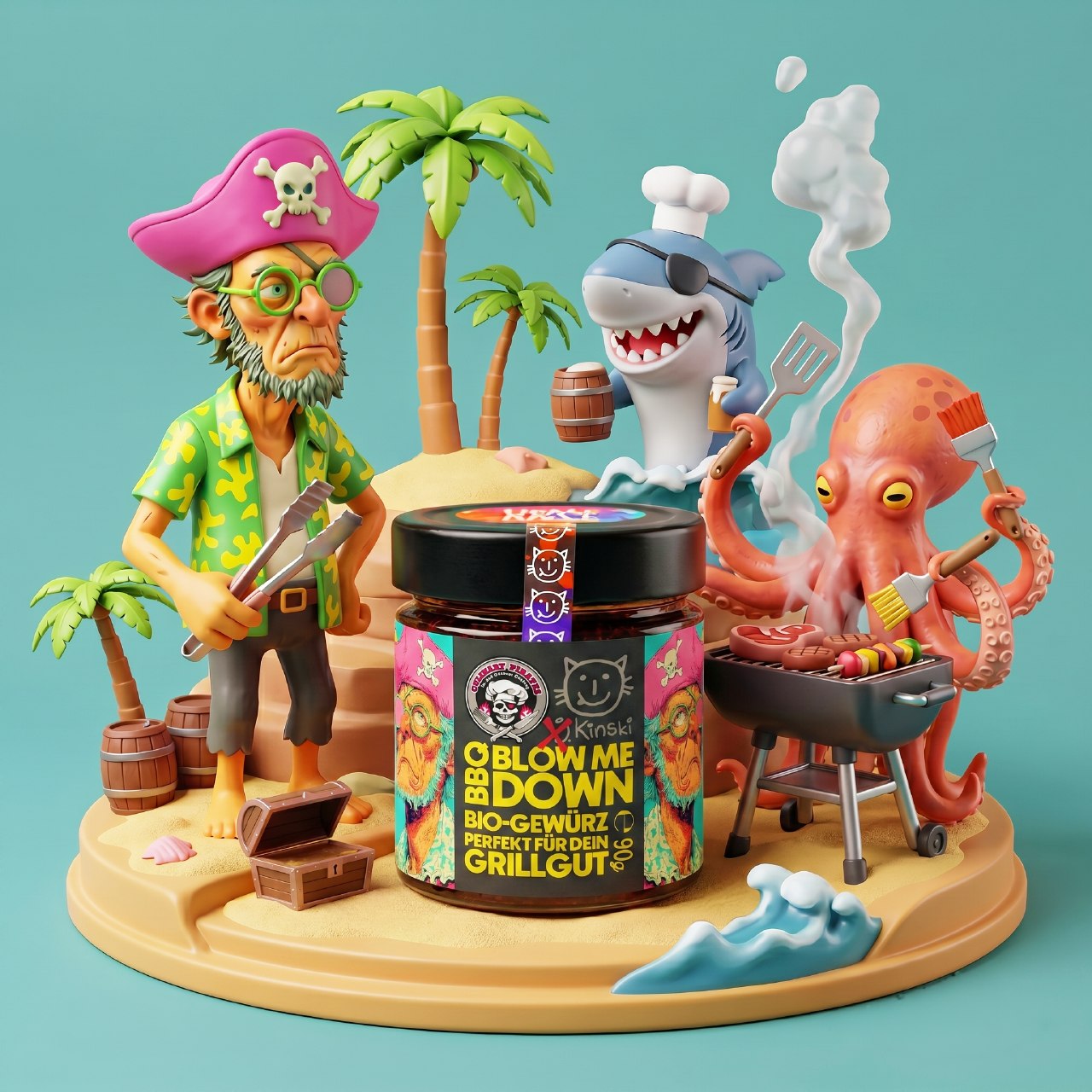 Blow me down Bio BBQ Gewürzmischung 90g
